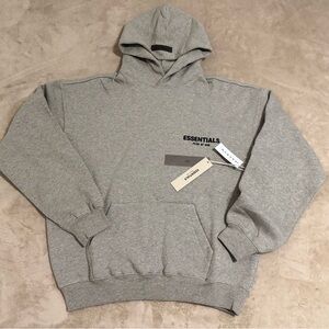 Essentials Dark Oatmeal Hoodie